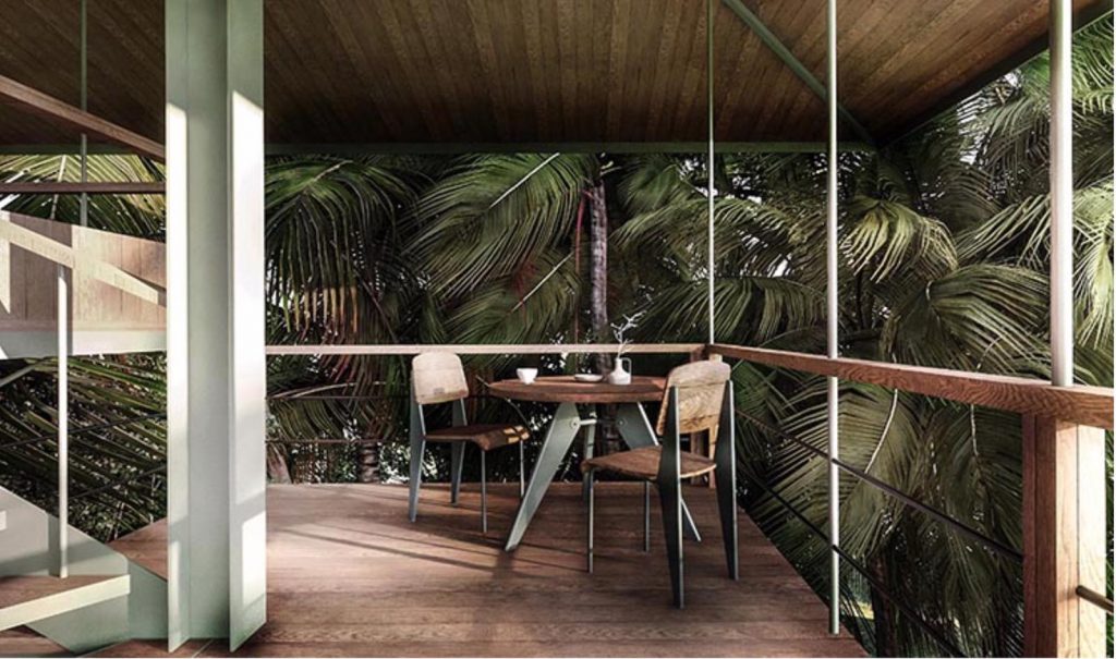 Модульні екобудинки на сваях