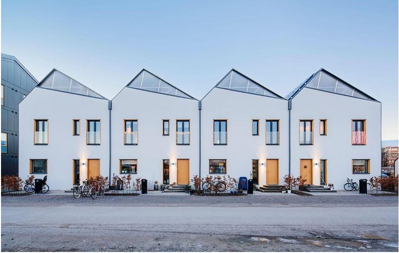 У Швеції розроблено будинки, призначені спеціально під сонячні батареї