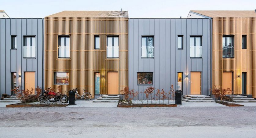 У Швеції розроблено будинки, призначені спеціально під сонячні батареї