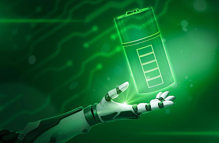 Біоморфна батарея працює як природний жир для роботів