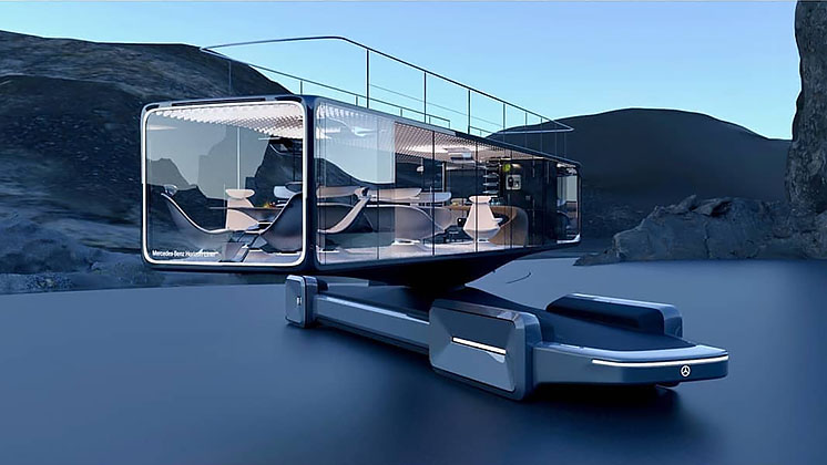 Транспорт майбутнього: дизайнер представив концепт автобуса Mercedes-Benz Horizon Liner 