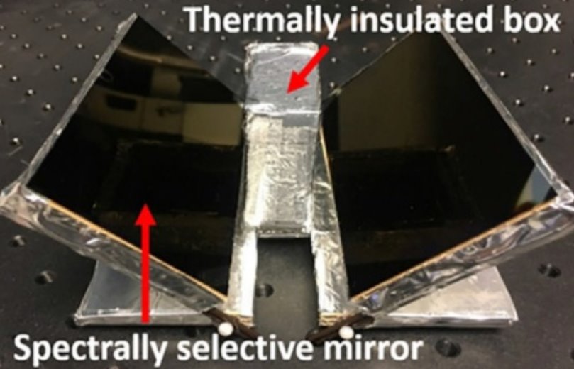 Система радіаційного охолодження працює без електрики й віддає тепло в космос 
