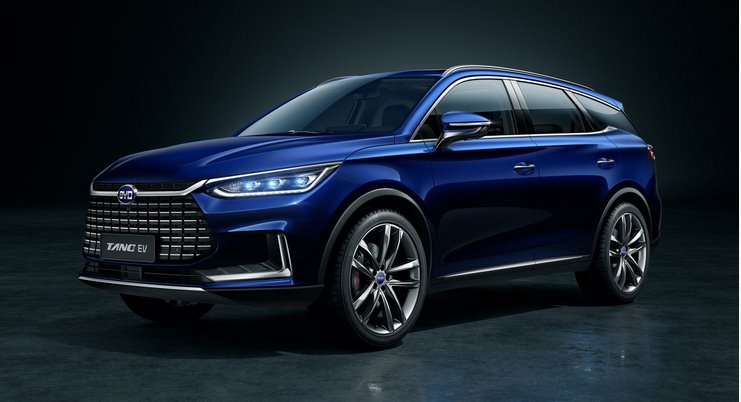 BYD представив оновлений електрокросовер Tang EV для Європи