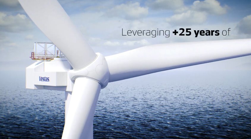 Vestas показала черговий рекордний вітрогенератор потужністю 15 МВт (80 ГВт на рік)