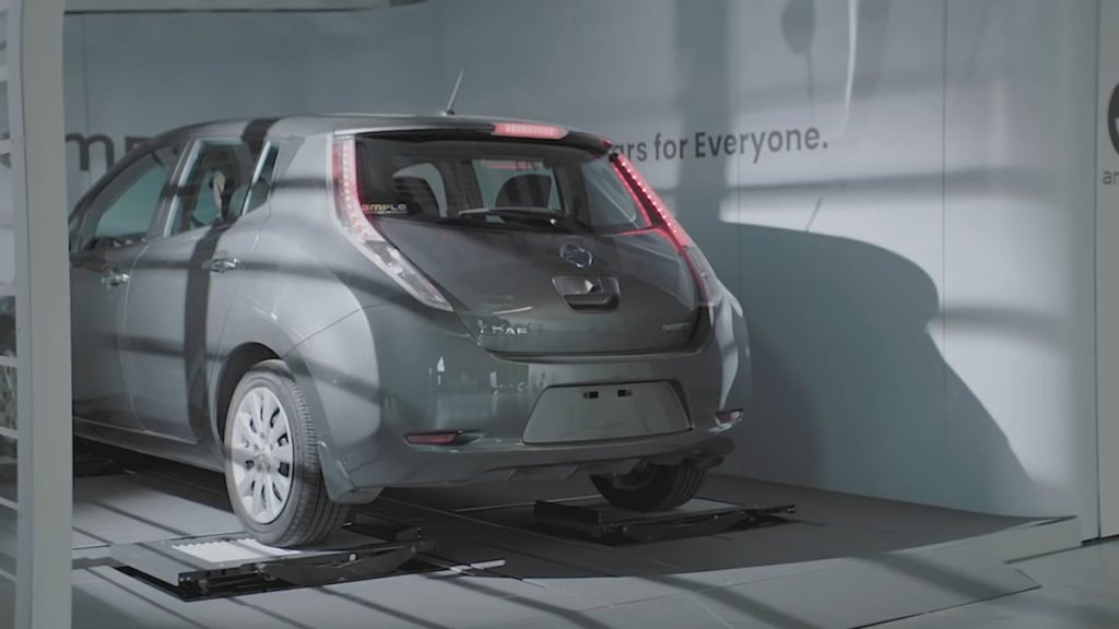 Ample представила роботизовані станції автономної заміни батарей електромобілів