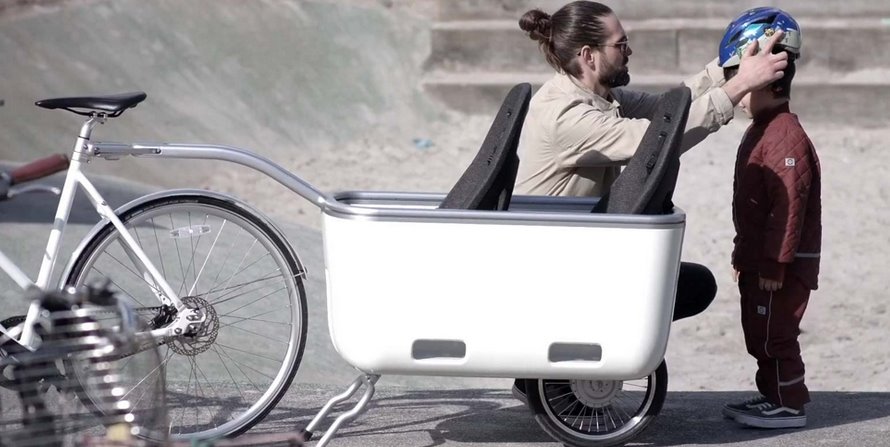 Електричний велоприцеп EIN полегшить перевезення вантажів і пасажирів 