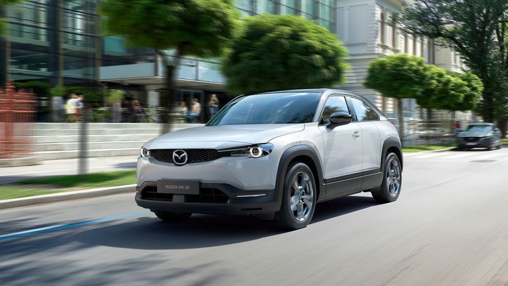 Крос-купе Mazda MX-30 2022 з роторно-поршневим двигуном