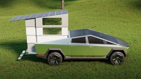 Кемпер CyberLandr перетворить Tesla Cybertruck в справжній будинок на колесах