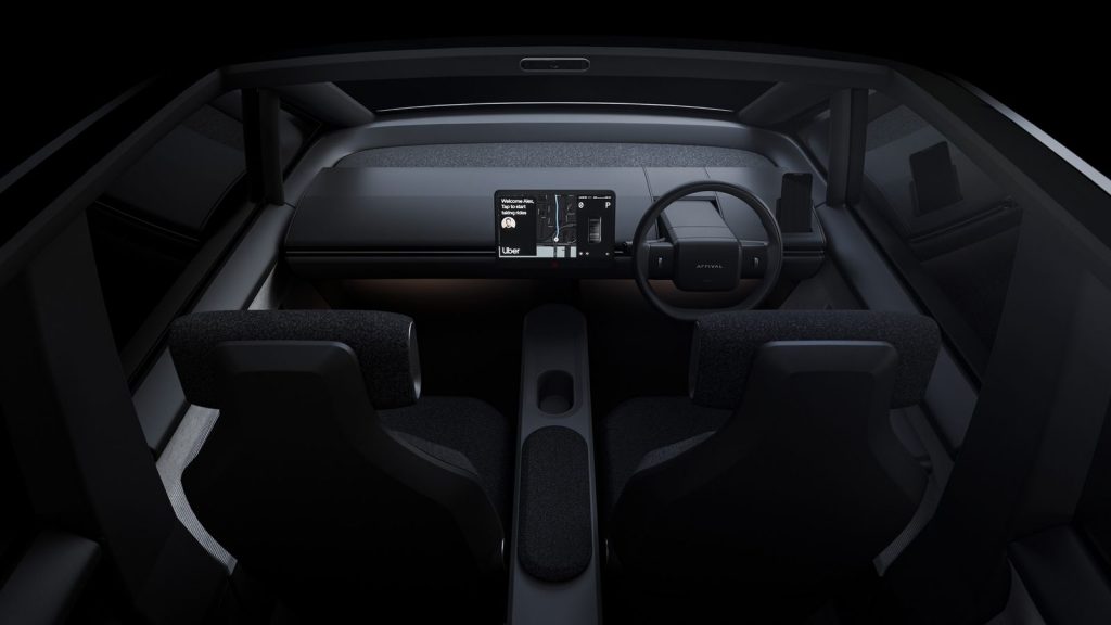 Uber переходить на електрифікований транспорт, та спільно з Arrival розробляє Arrival Car 